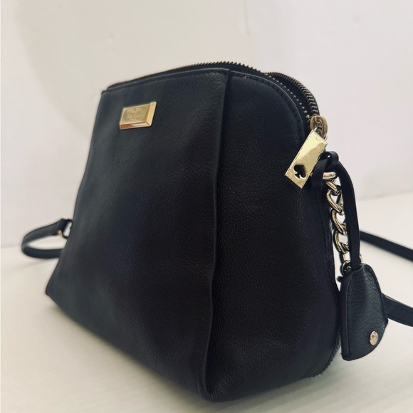 Kate Spade Small Leather Cross-Body Purse Handbag, Black - Picture 7 of 14
